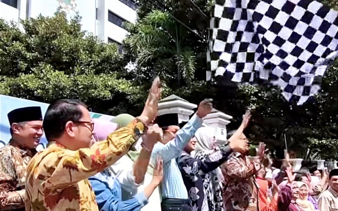 MENTERI AGAMA PROF. DR. KH. NASARUDDIN UMAR LEPAS MUDIK GRATIS: REKTOR UIN MATARAM SIAGAKAN MASJID RAMAH PEMUDIK DI PULAU SERIBU MASJID