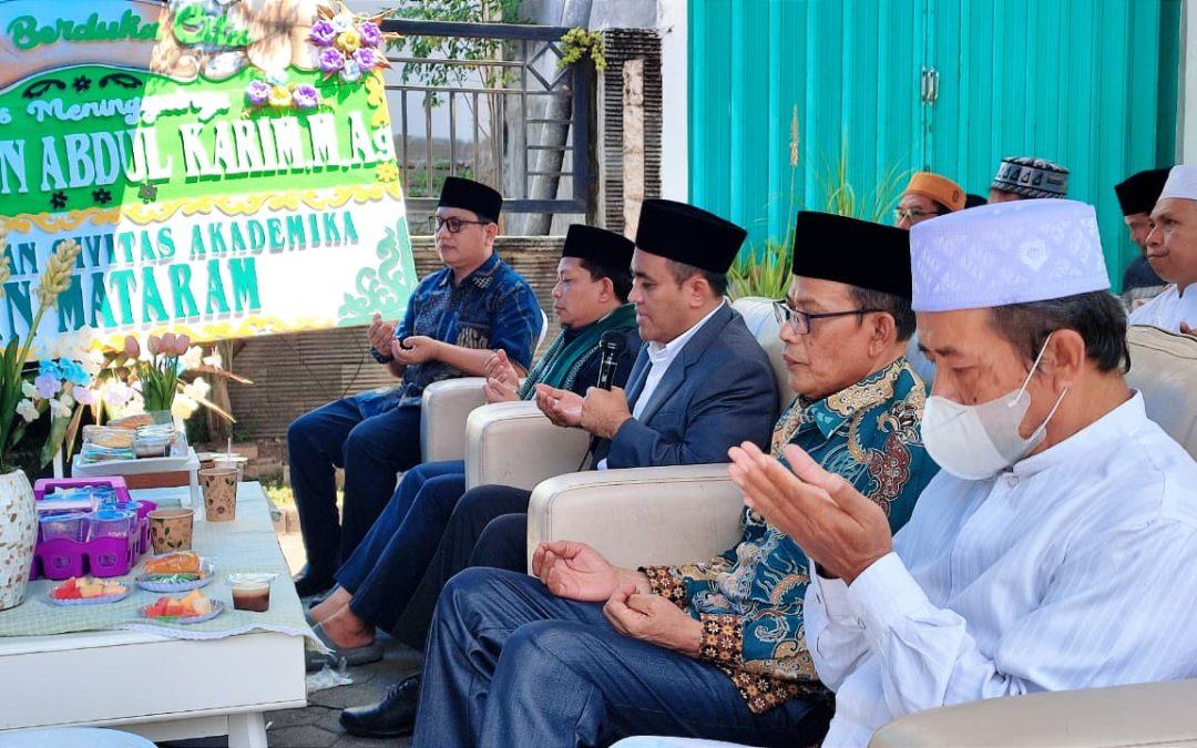 REKTOR UIN MATARAM KENANG KEBAIKAN ALMARHUM DR. SYA’BAN ABDUL KARIM: SELALU MELUANGKAN WAKTU SILATURAHMI DENGAN PIJATAN SAMBIL MENDOAKAN