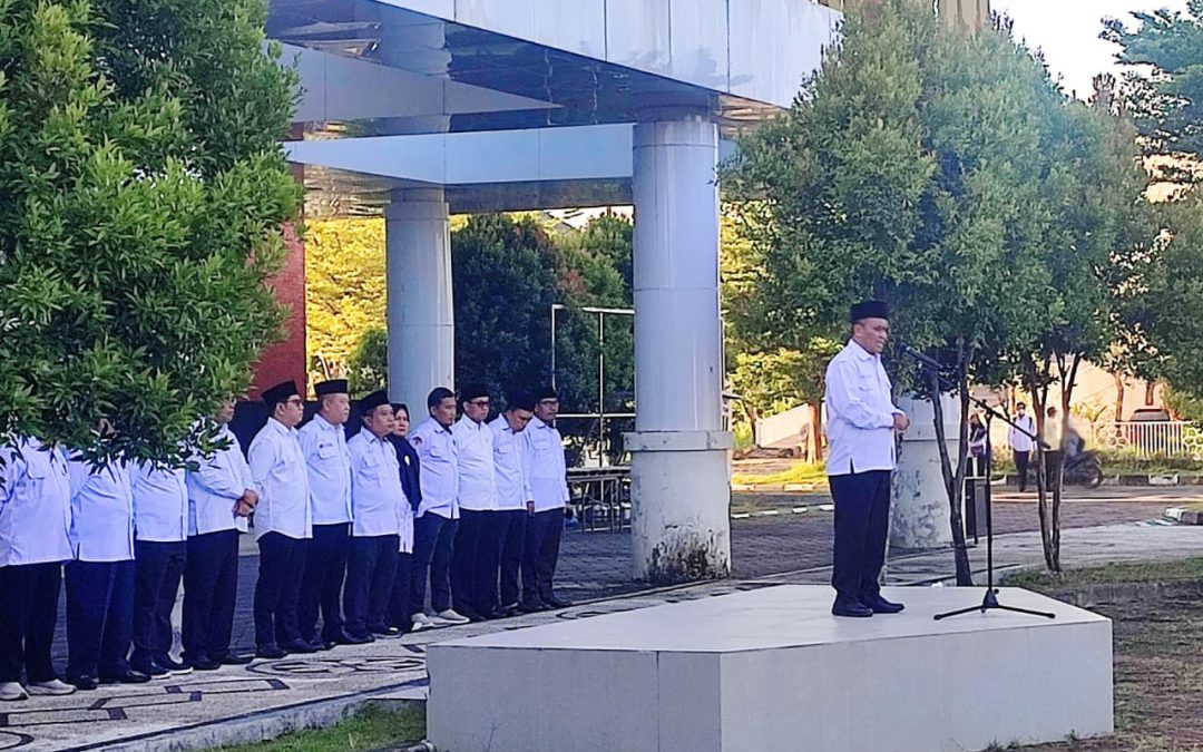 APEL PERDANA PASCA LEBARAN, REKTOR UIN MATARAM AJAK SIVITAS AKADEMIKA PERKUAT DISIPLIN DAN SEMANGAT KERJA