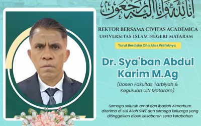 KELUARGA BESAR UIN MATARAM SATUKAN DOA DI HARI KESEMBILAN ALMARHUM DR. SYA’BAN ABDUL KARIM: DOSEN RAMAH DENGAN KETELADANAN IKHLAS YANG MENGINSPIRASI