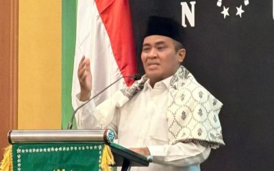 REKTOR UIN MATARAM HADIRI DAN BERIKAN SAMBUTAN PADA PELANTIKAN PC MUSLIMAT NU SE-NTB