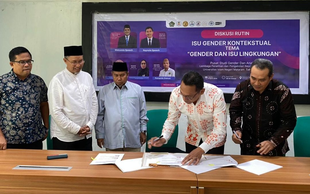 “Sinergi Tiga Lembaga untuk Pemberdayaan Masyarakat: Penandatanganan Kerja Sama LP2M UIN Mataram, WVI, dan MUI NTB”