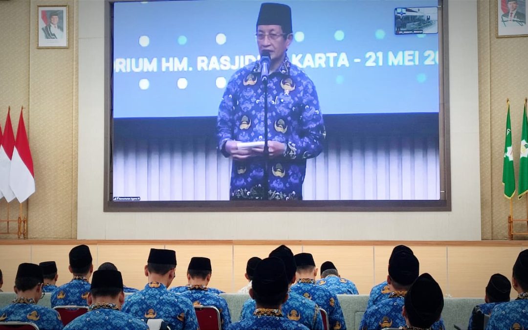 AMANAT MENTERI AGAMA  PROF. DR. KH. NASARUDDIN UMAR: ASN KEMENAG HARUS JADI TELADAN BIROKRAT BERINTEGRITAS