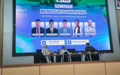 WAKIL REKTOR III UIN MATARAM BUKA SEMINAR “DARI MIMPI KE REALITA: LANGKAH NYATA MEMASUKI DUNIA KERJA”