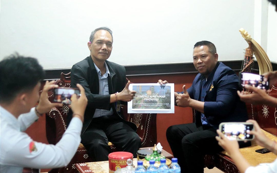 KOLABORASI KEHUMASAN PERGURUAN TINGGI : UIN MATARAM DAN IAHN GDE PUDJA PERKUAT BRANDING KAMPUS