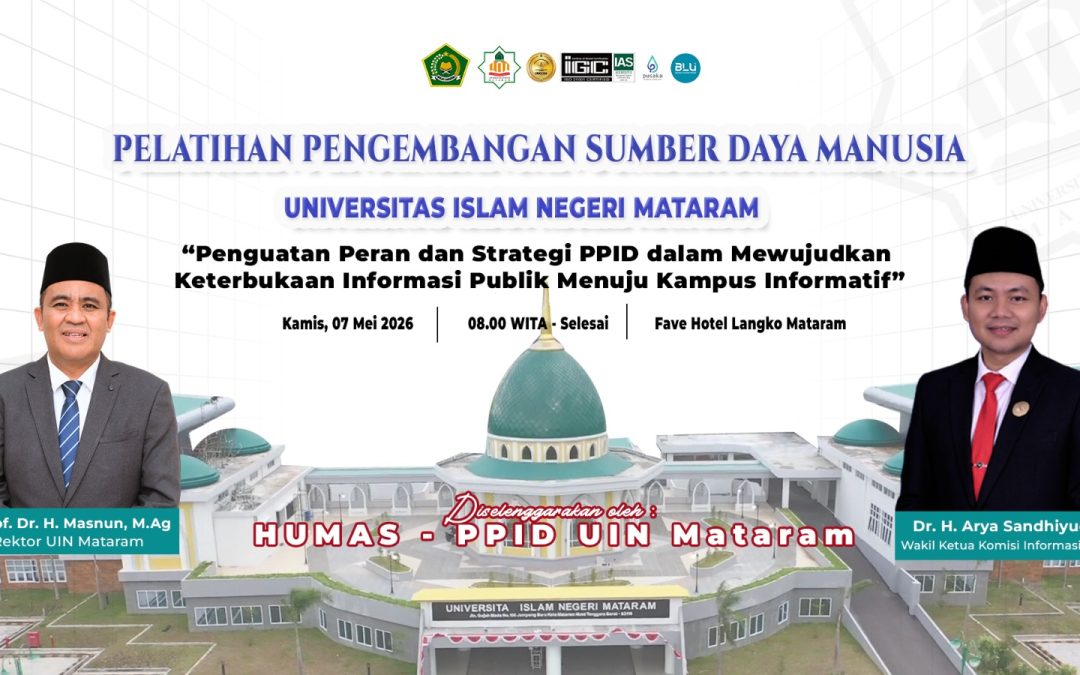 PPID UIN MATARAM HADIRKAN KOMISIONER KOMISI INFORMASI PUSAT UNTUK PENGUATAN KETERBUKAAN INFORMASI PUBLIK